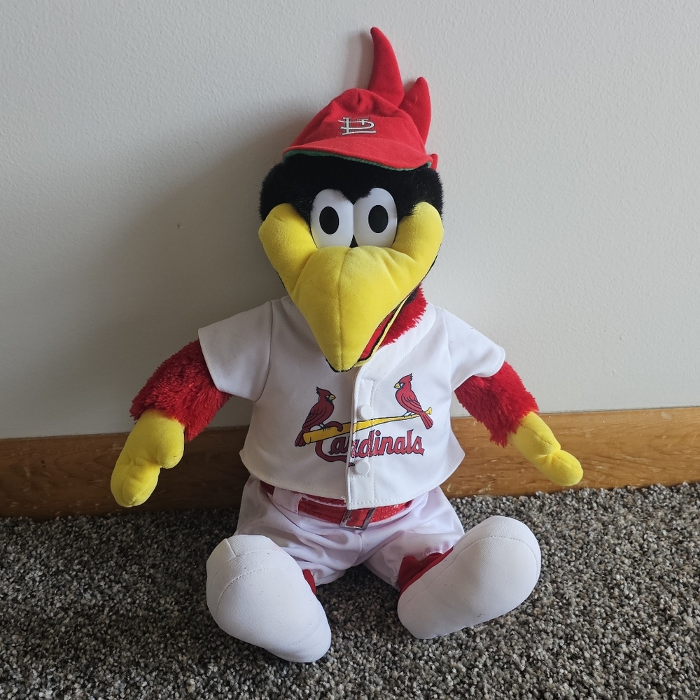 Build-A-Bear St. Louis Cardinals Fredbird MLB Mascot Plush w Uniform